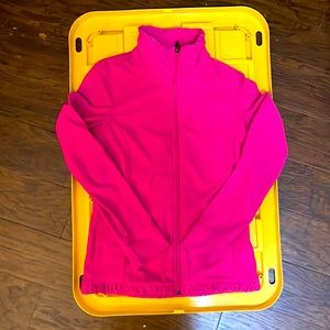 Pink exercise jacket